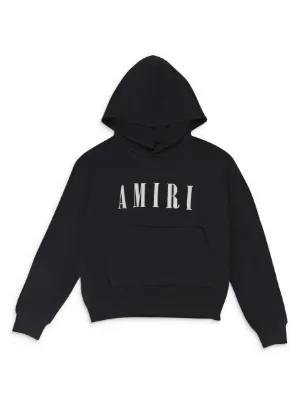 AMIRI ロゴ パーカー 12Y 確実正規品 AMIRI KIDS ロゴ パーカー | ブラック | FARFETCH JP