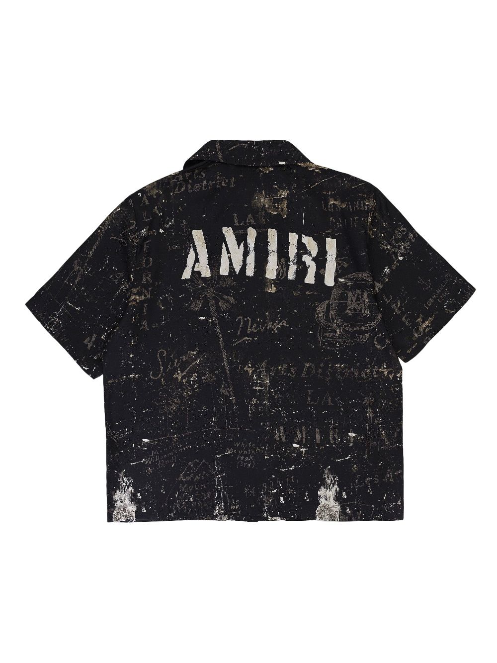 AMIRI Overhemd met logoprint - Zwart