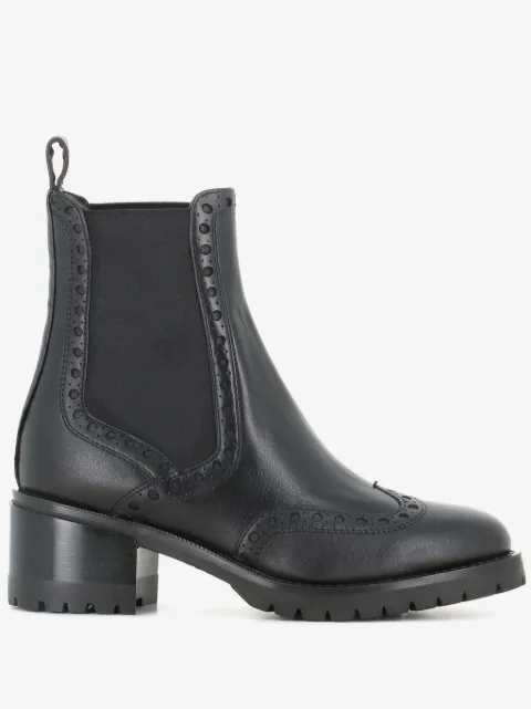 Santoni 45mm Brogue Chelsea boots