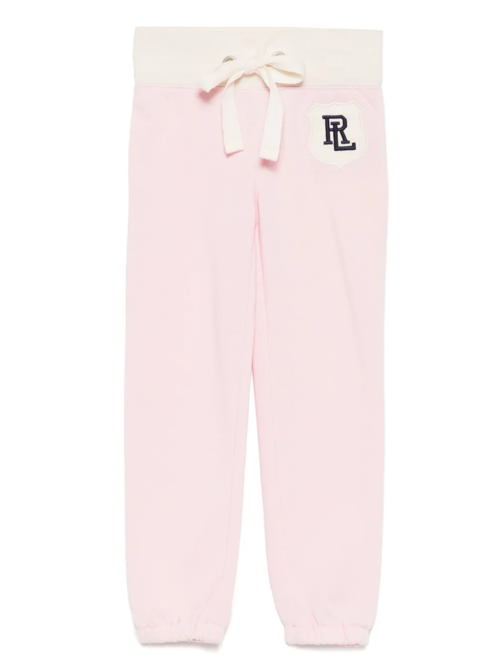 POLO RALPH LAUREN KIDS Trainingsbroek met logopatch en trekkoord Roze