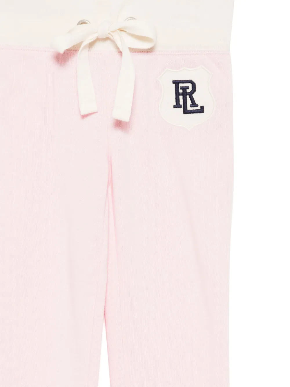 POLO RALPH LAUREN KIDS Trainingsbroek met logopatch en trekkoord Roze