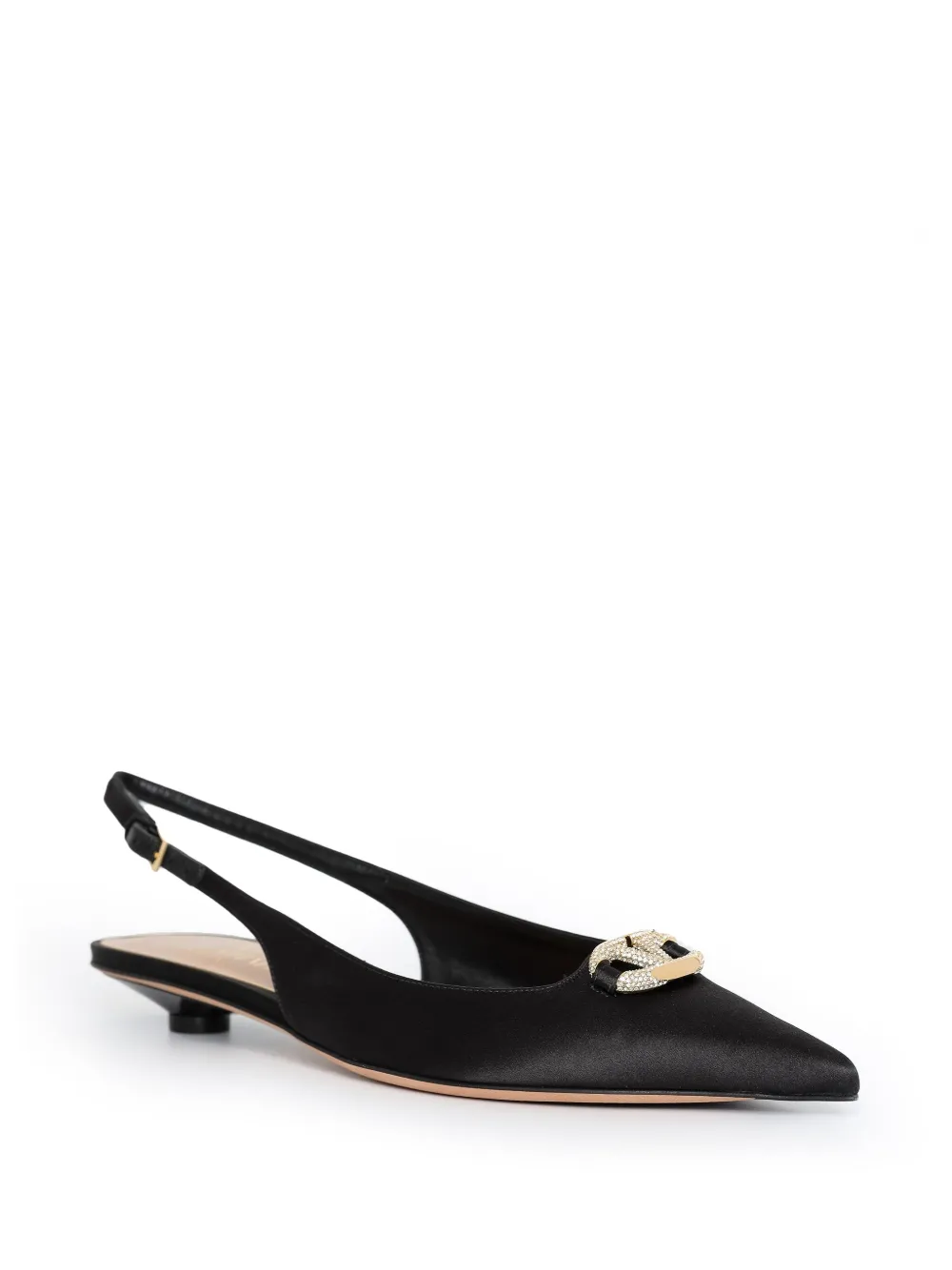 Valentino Garavani VLogo-Signature slingback pumps Black