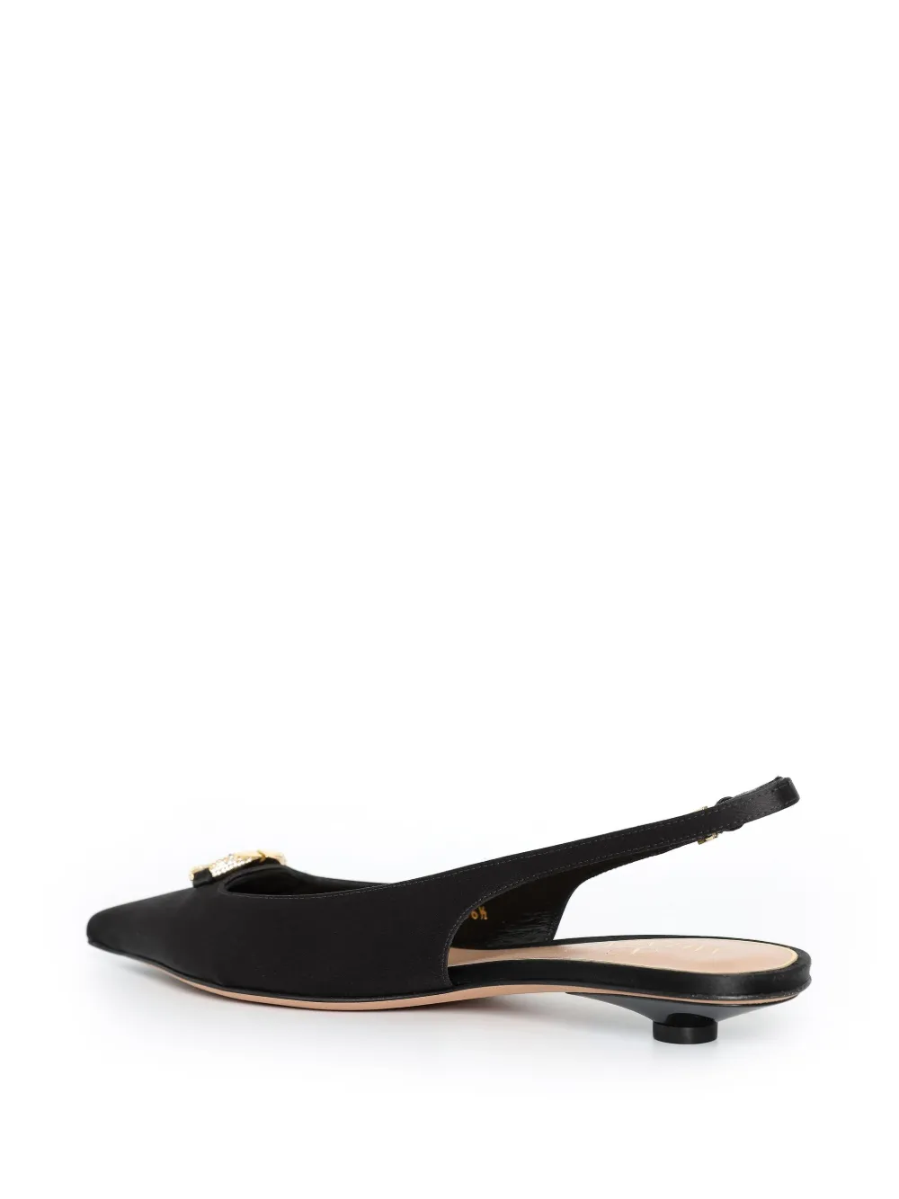 Valentino Garavani VLogo-Signature slingback pumps Black