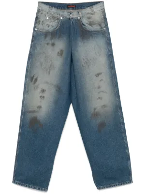 LỰU ĐẠN Kriss Kross Jeans | Blue | FARFETCH BH