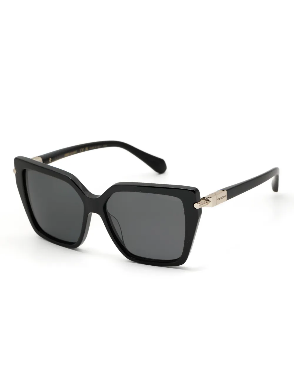 FERRAGAMO SQUARE-FRAME SUNGLASSES