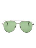 Ferragamo pilot-frame sunglasses - Green