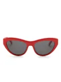 Ferragamo cat-eye frame sunglasses - Red