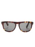 Ferragamo square-frame sunglasses - Brown