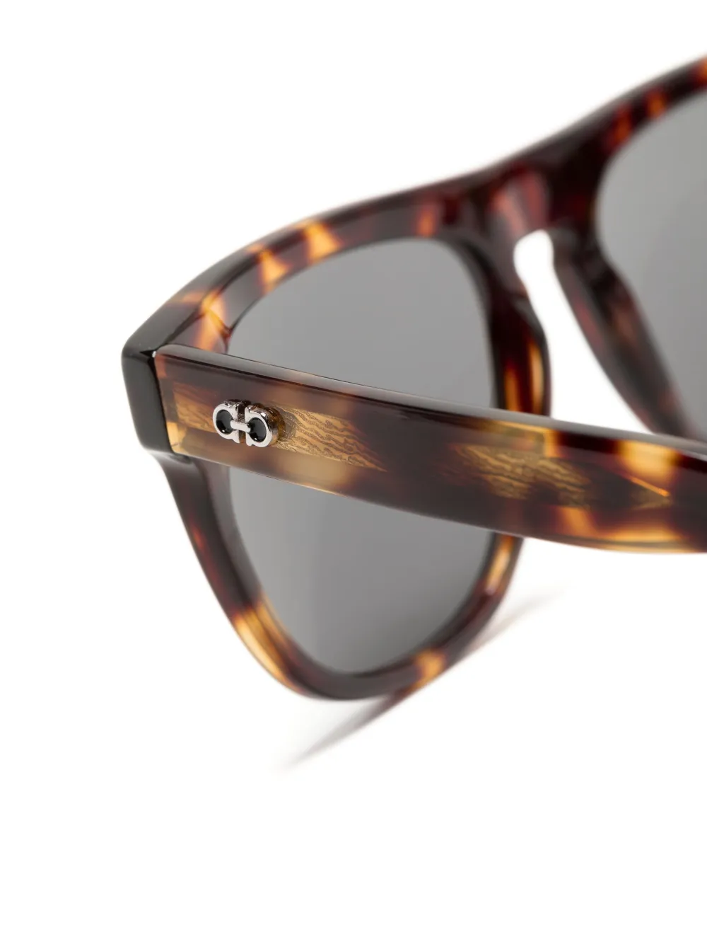 FERRAGAMO SQUARE-FRAME SUNGLASSES