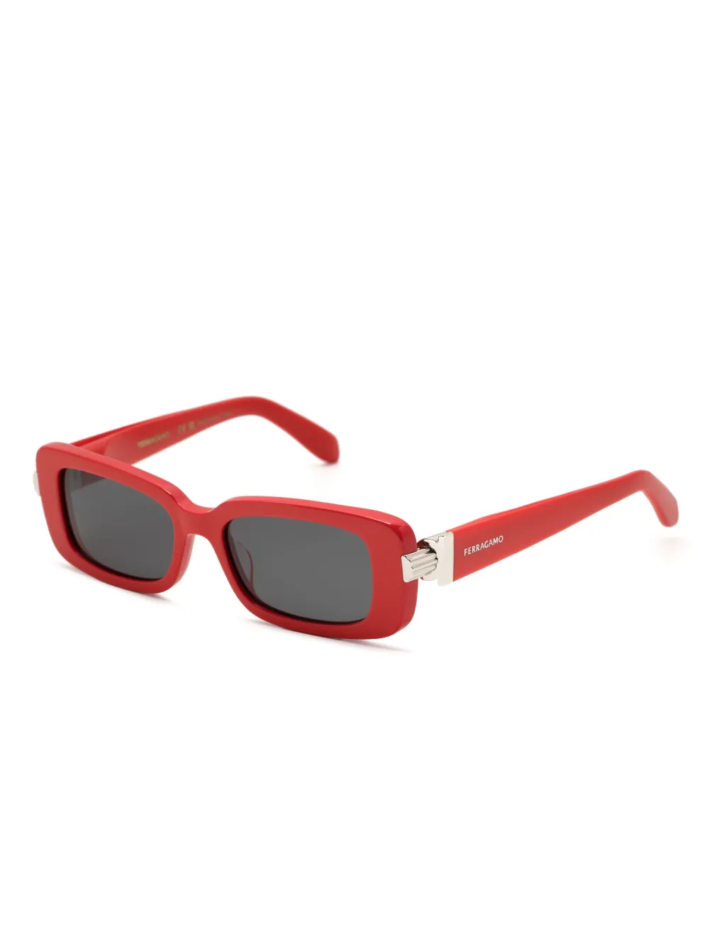 FERRAGAMO RECTANGLE-FRAME SUNGLASSES