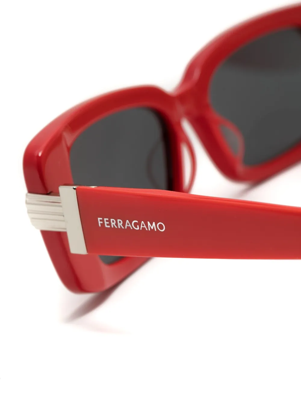 FERRAGAMO RECTANGLE-FRAME SUNGLASSES