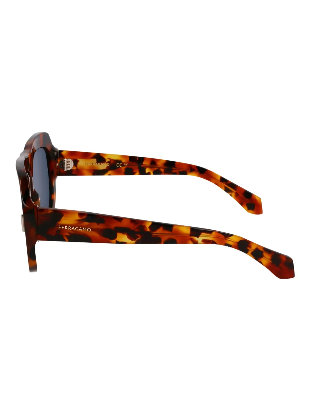 FERRAGAMO トータスシェル サングラス Ferragamo Eyewear トータスシェル サングラス | ブラウン