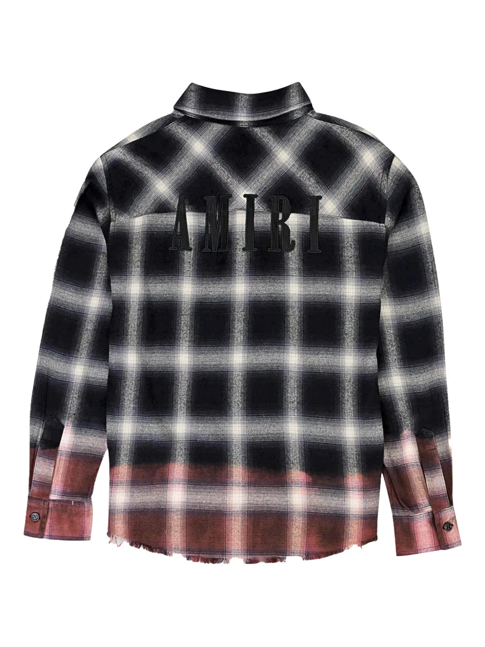AMIRI KIDS Shirt met gebleekt effect Zwart