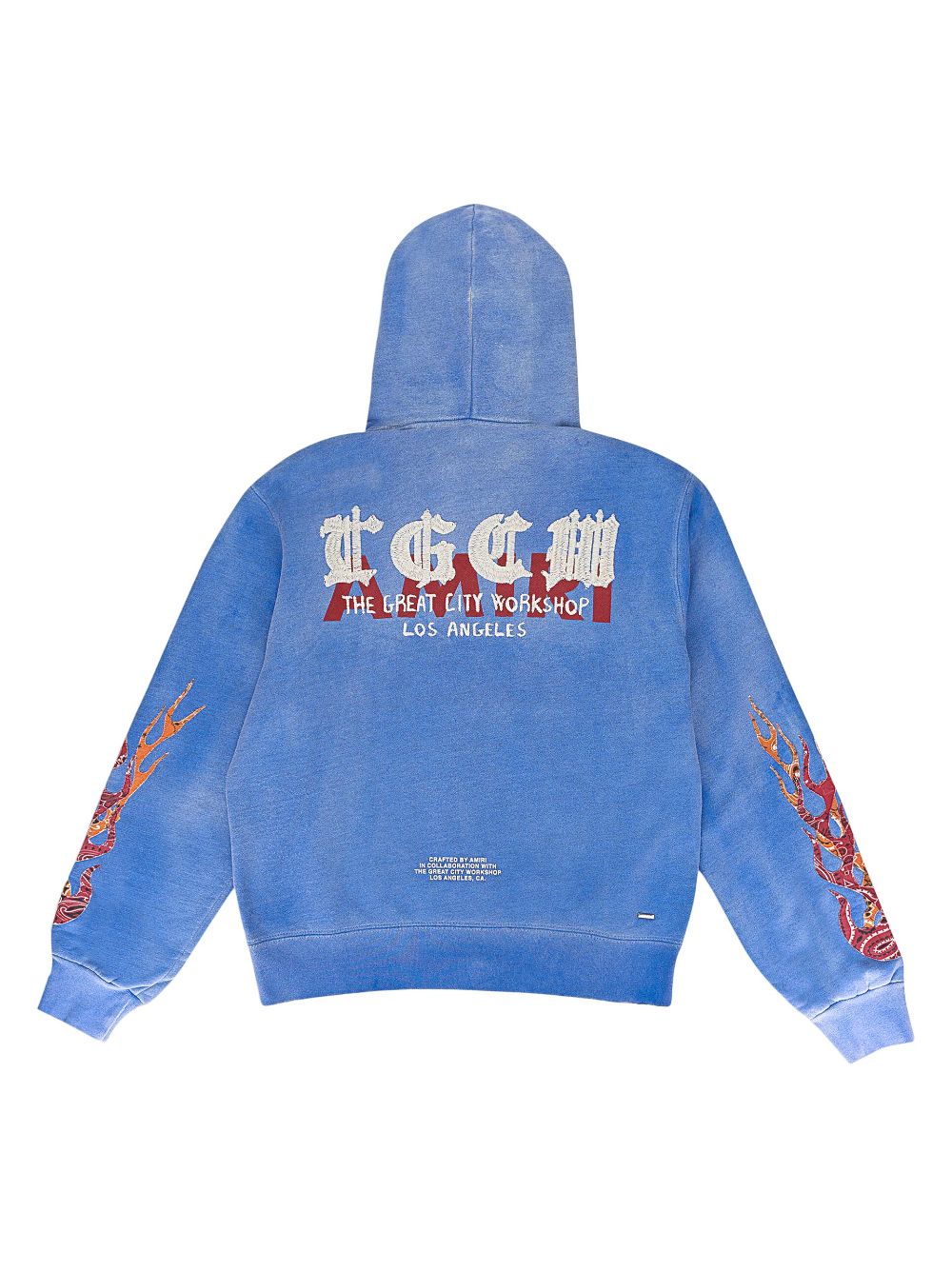 AMIRI T.G.C.W. Flames hoodie - Blauw