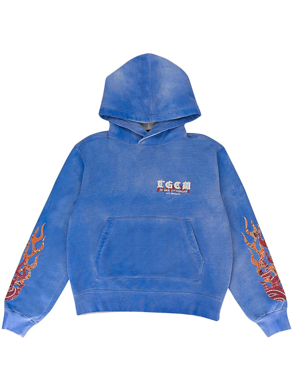 AMIRI T.G.C.W. Flames hoodie - Blue