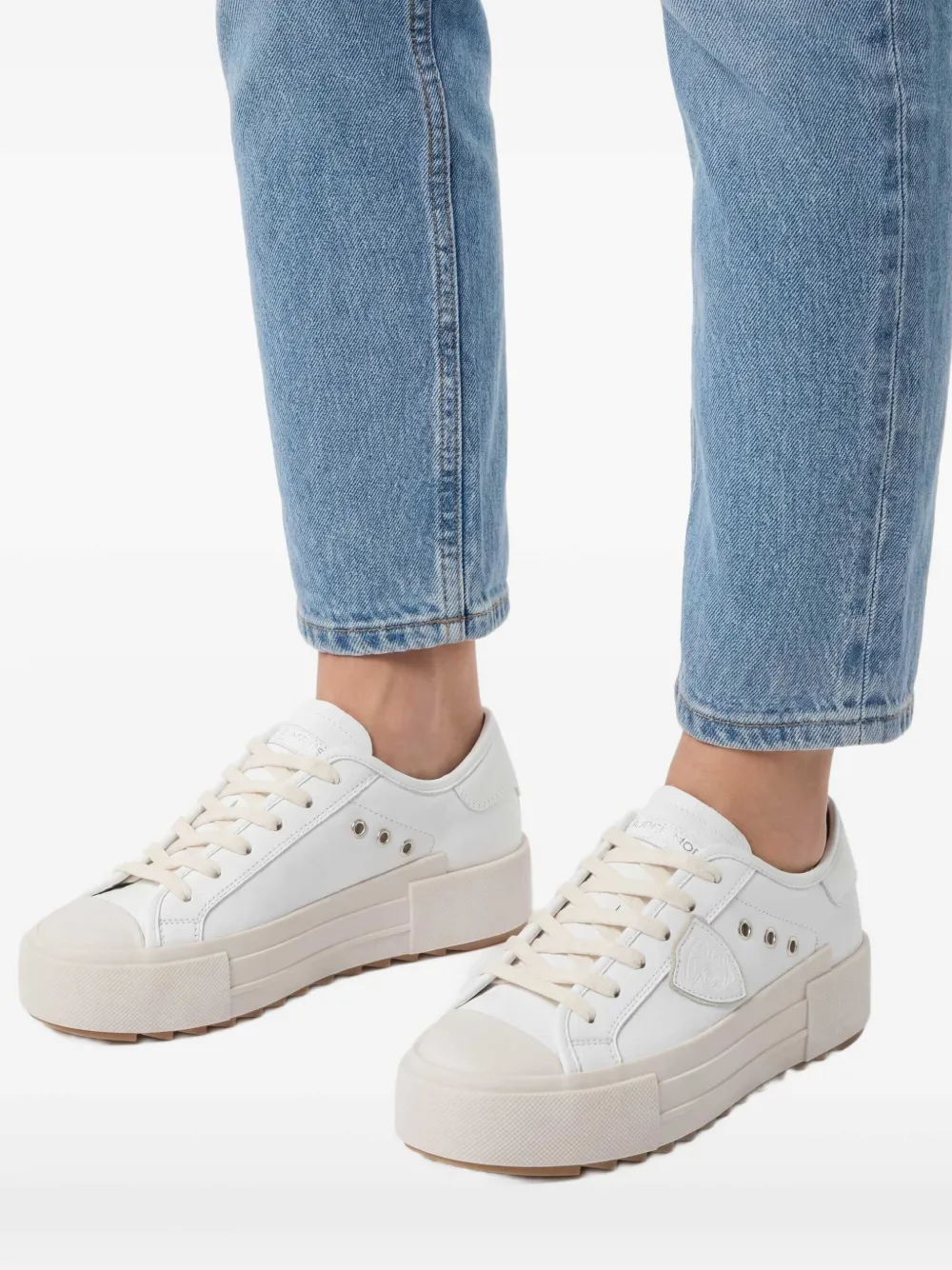  Philippe Model Paris Baskets Paris Haute - Blanc 