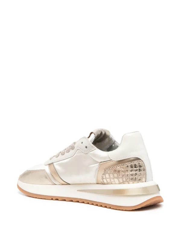Philippe Model Sneaker Gold Damen Philippe Model Paris Tropez