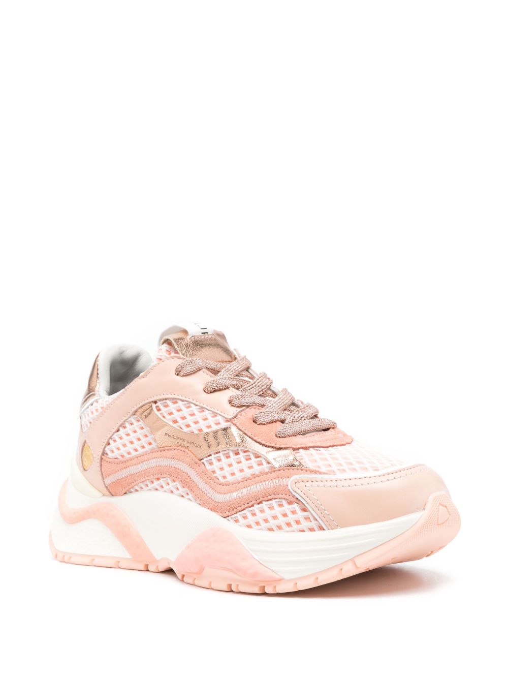 Philippe Model Paris Sneakers met vlakken - Roze