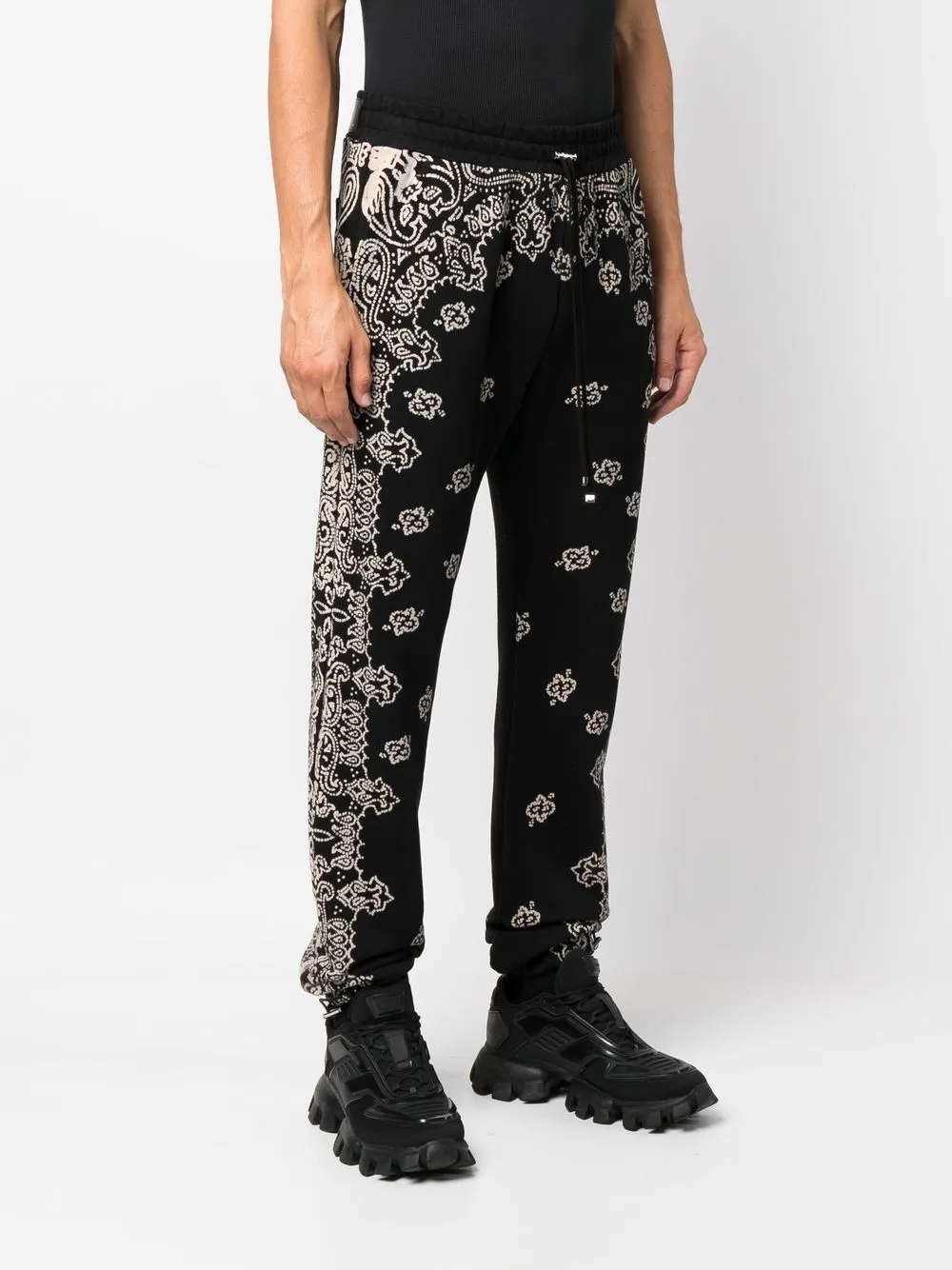 AMIRI Bandana trainingsbroek Zwart