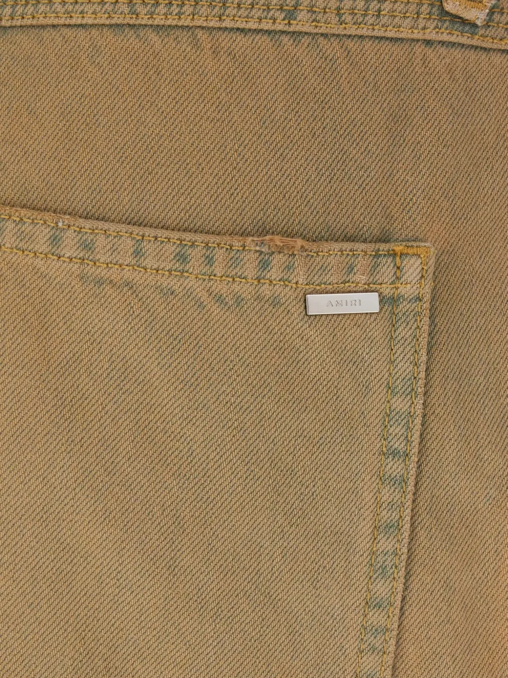 AMIRI Jeans met geverfd effect Beige