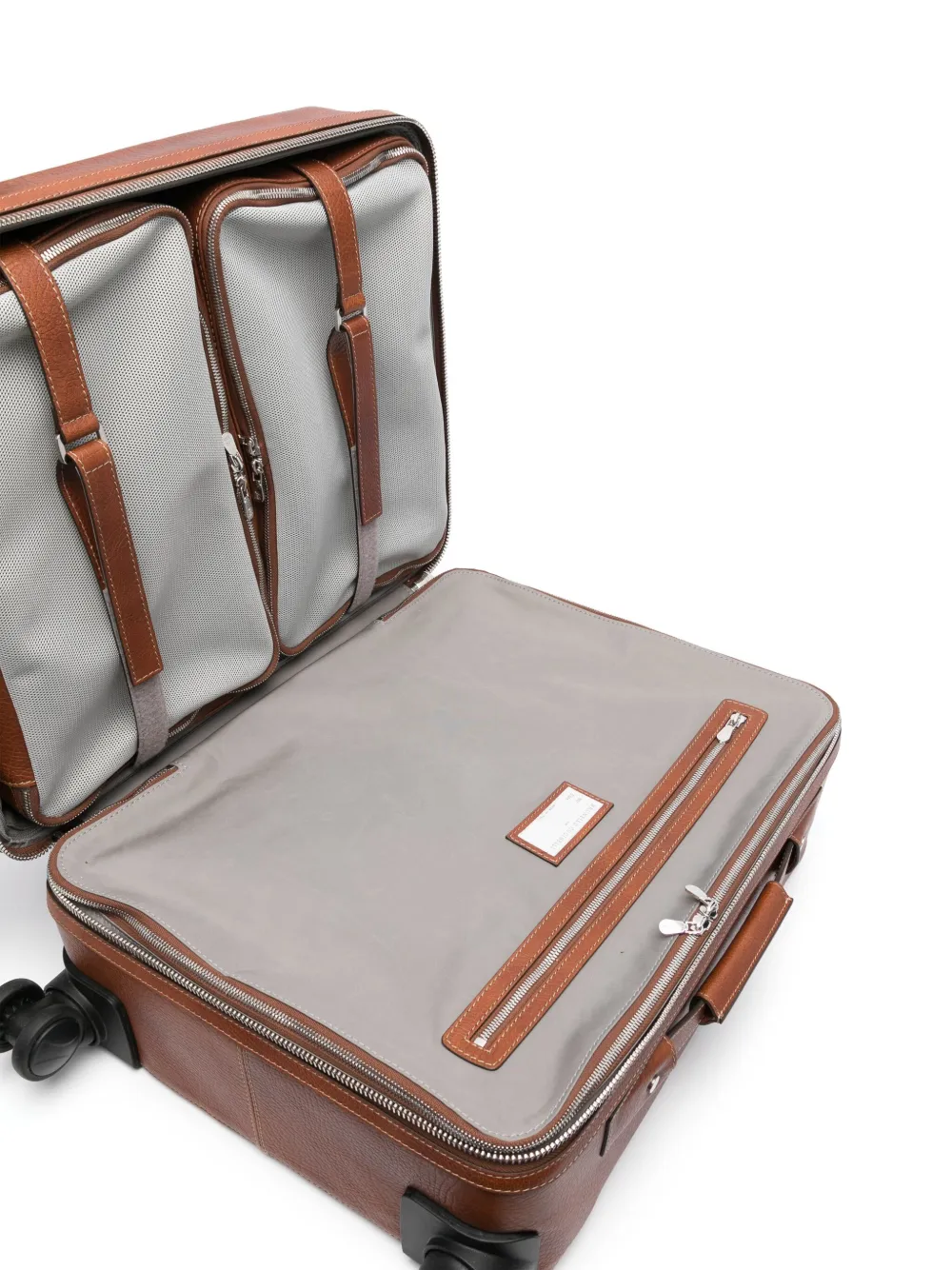 Brunello Cucinelli Leren koffer C6608 COPPER