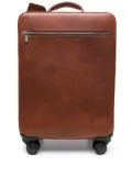 Brunello Cucinelli leather suitcase - C6608 - COPPER