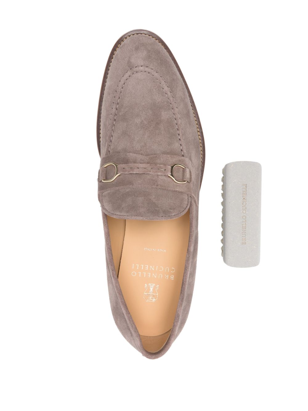 Brunello Cucinelli Suède loafers Bruin