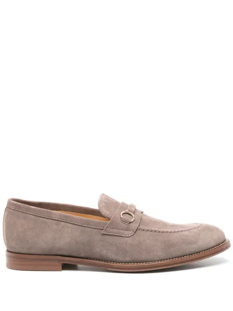 Brunello Cucinelli mocasines de gamuza