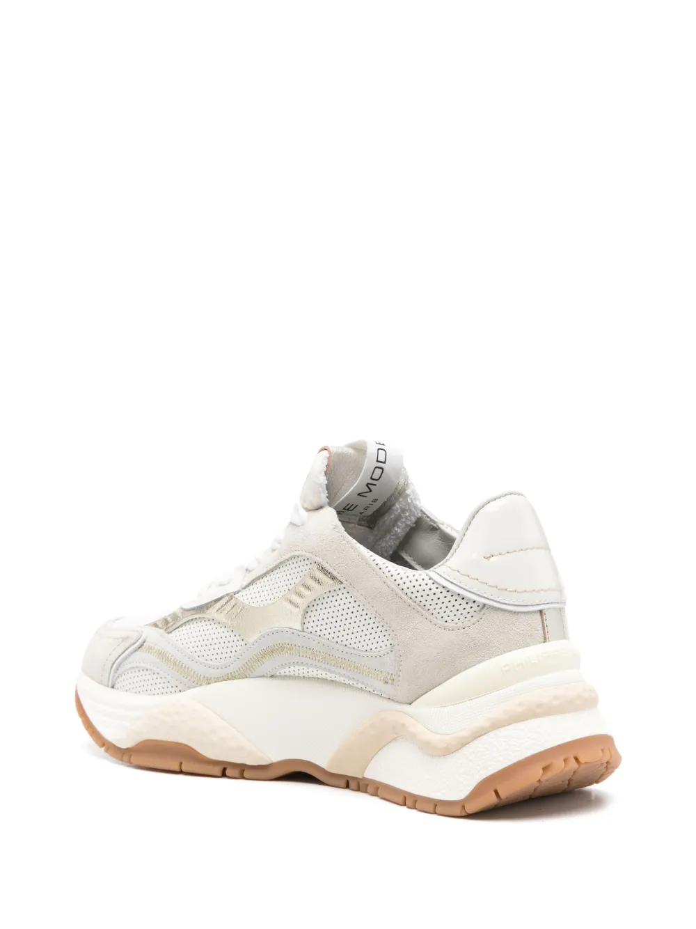 Philippe Model Paris panelled-design sneakers Neutrals