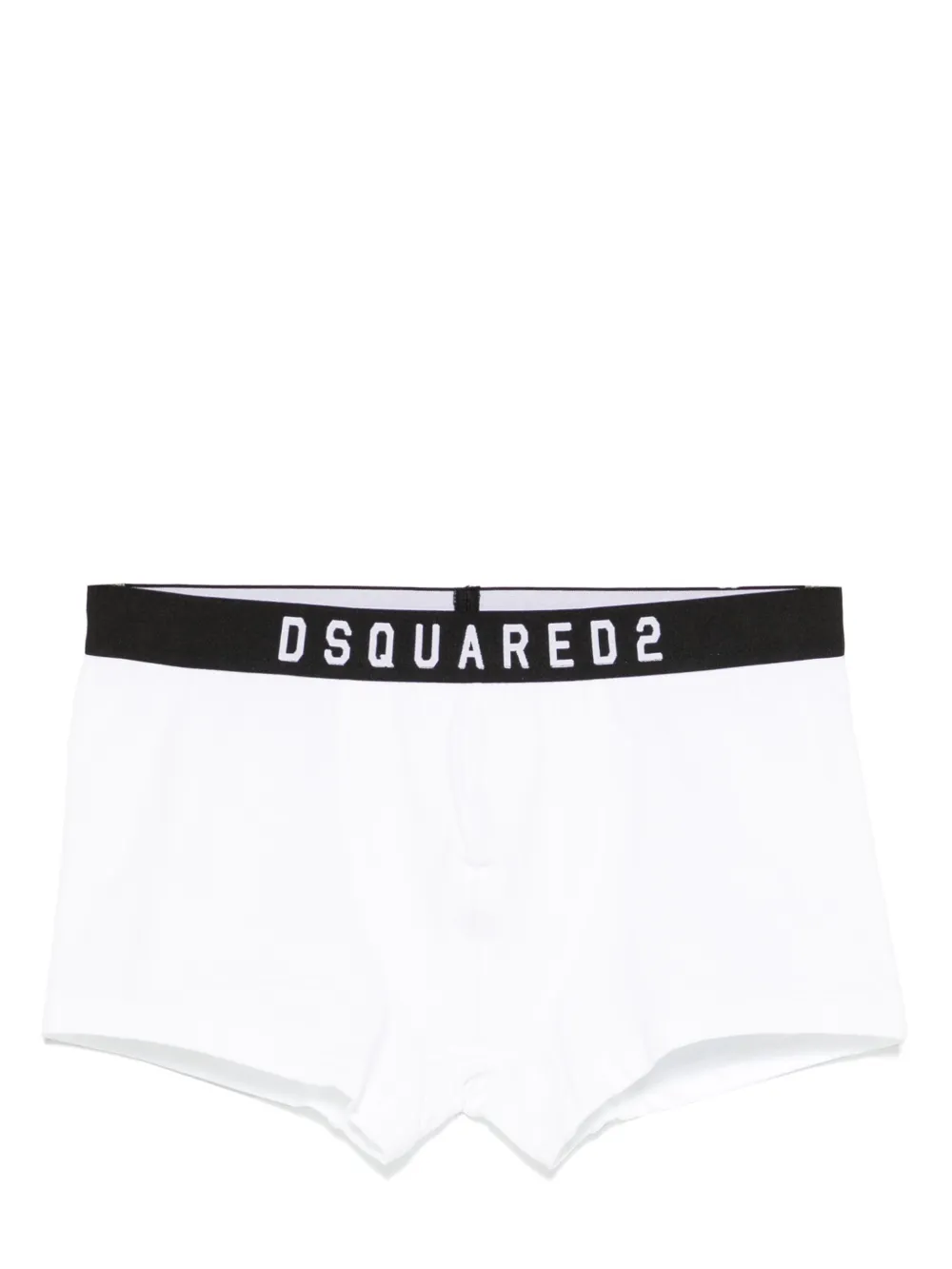 Dsquared2 Logo-print Waistband Briefs In White