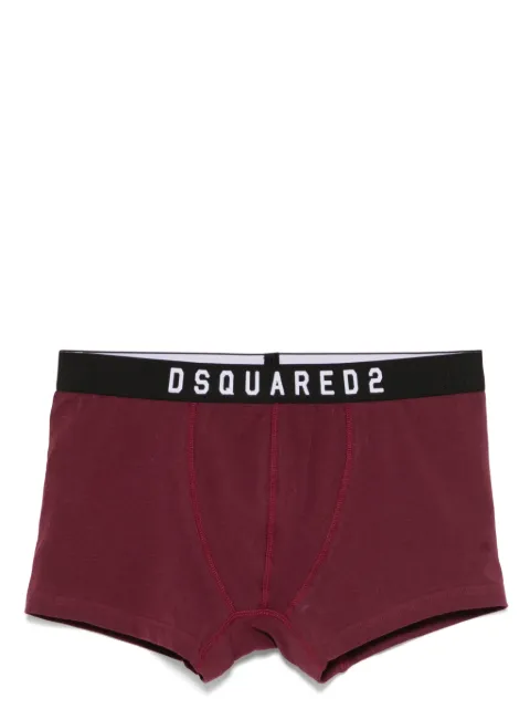 DSQUARED2 Shorts mit Logo-Bund