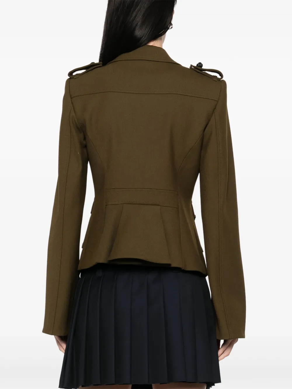 Burberry Jack met gekerfde revers Bruin