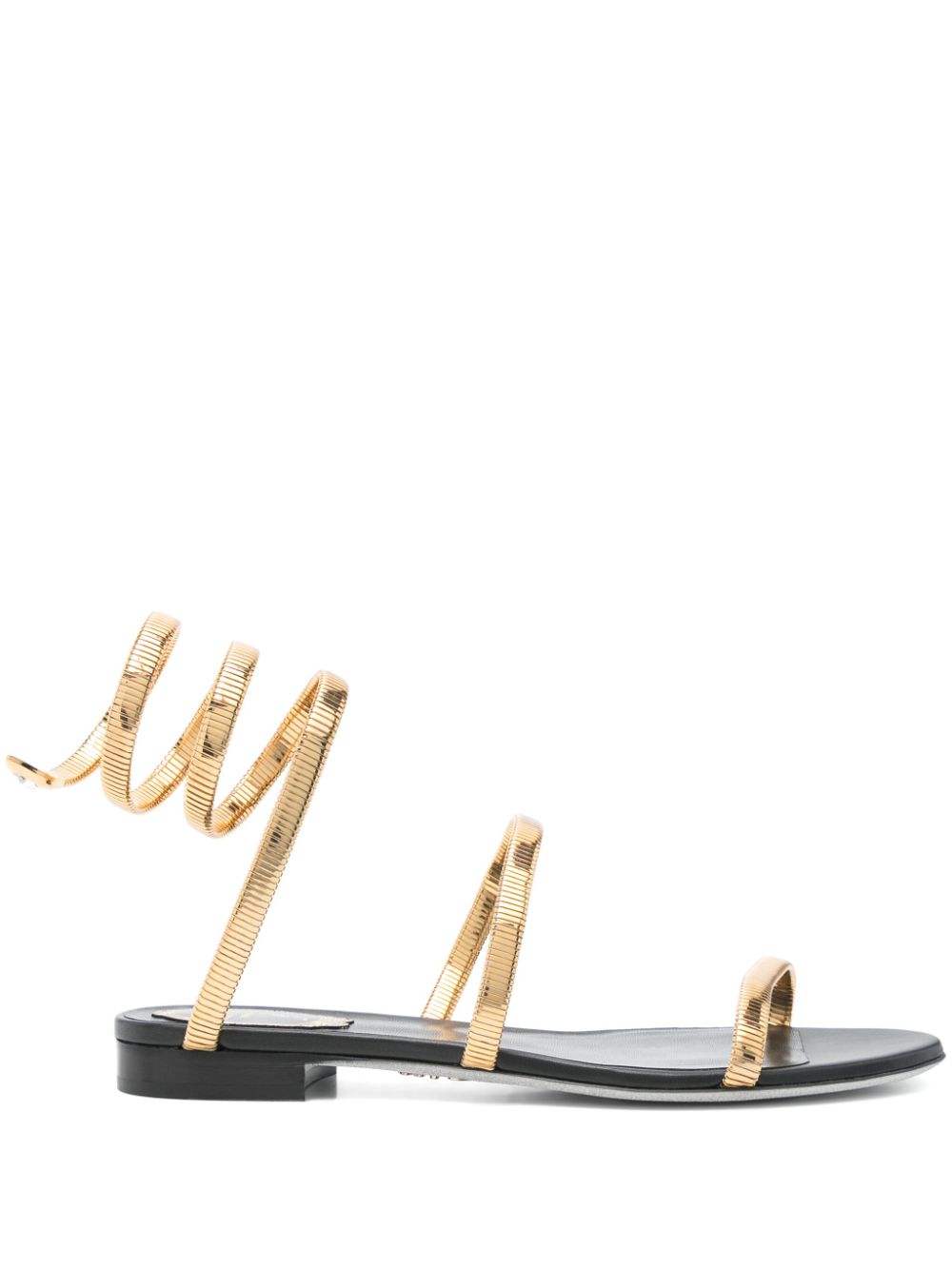 René Caovilla snake chain sandals