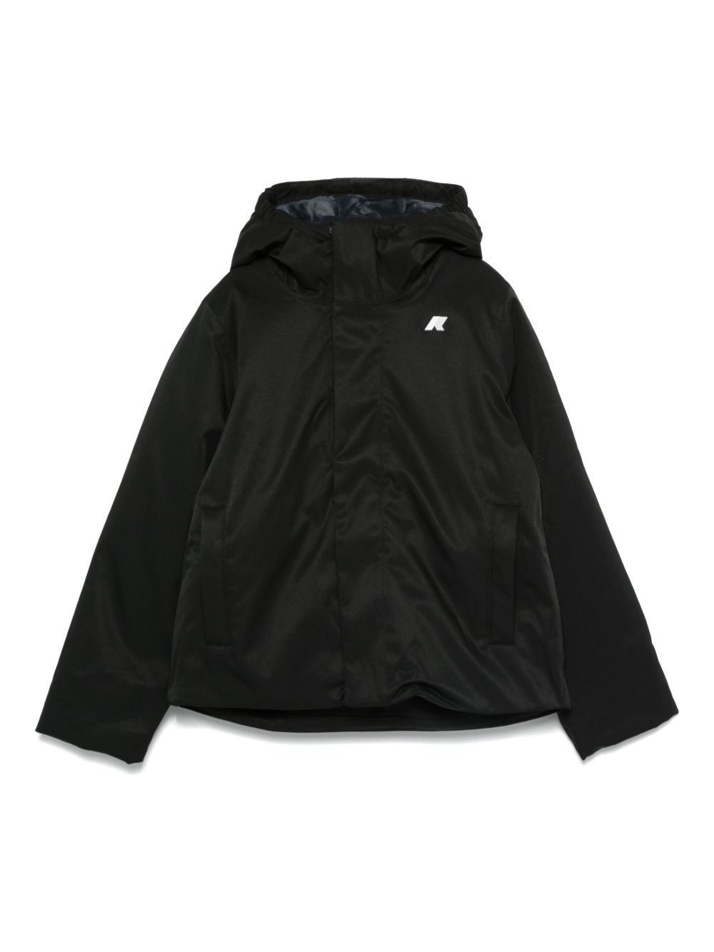 K Way Kids P. Jacko Twill Marmotta jacket - Black