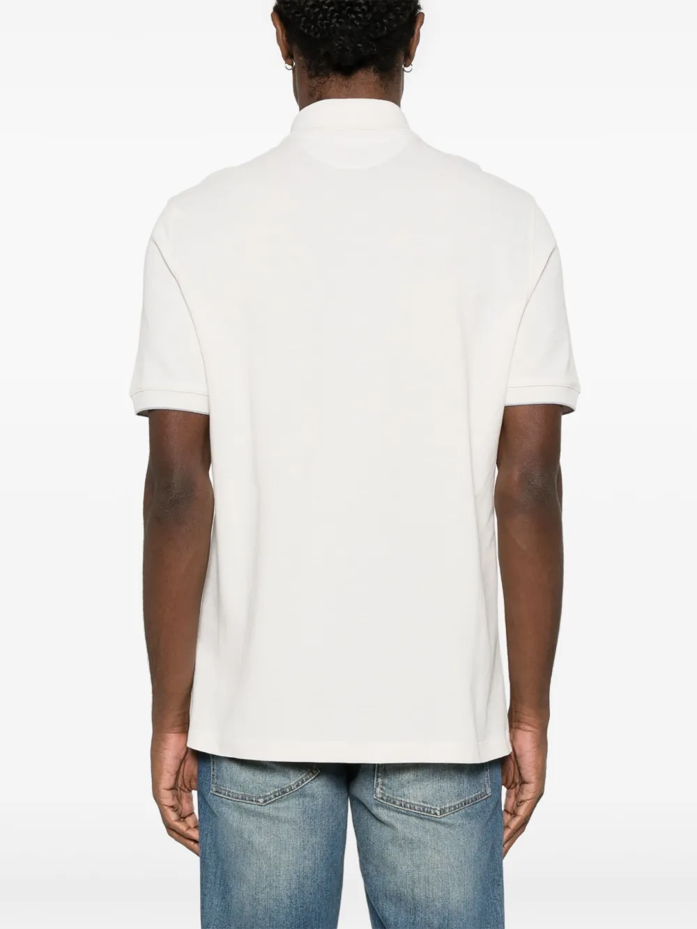 Brunello Cucinelli Poloshirt met logoprint Beige