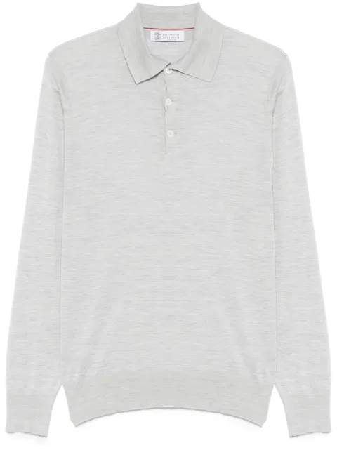 Brunello Cucinelli fine-knit polo shirt