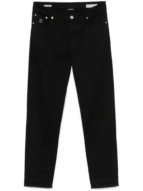 Brunello Cucinelli jeans con logo bordado