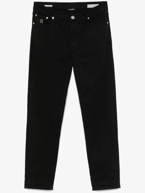 Brunello Cucinelli logo-embroidered jeans