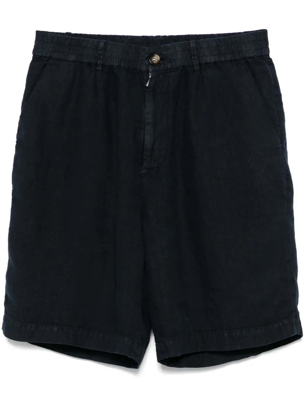 Brunello Cucinelli linen bermuda shorts | Blue | Image 1