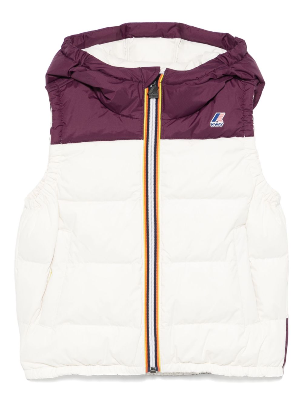 K Way Kids P. Le Vrai 3.0 Orlan Heavy Warm gilet Wit