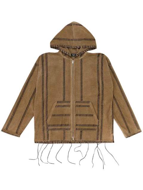 AMIRI chamarra con perforaciones