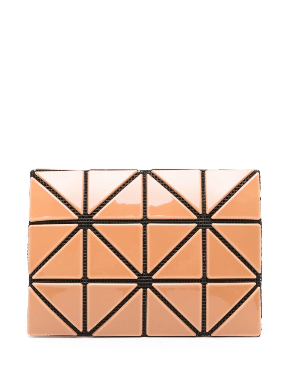 Shop Bao Bao Issey Miyake Geometric-panelled Card Holder In Orange