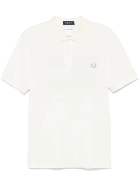 Comme Des Garçons Shirt playera tipo polo con eslogan estampado de COMME DES GARÇONS SHIRT x Fred Perry