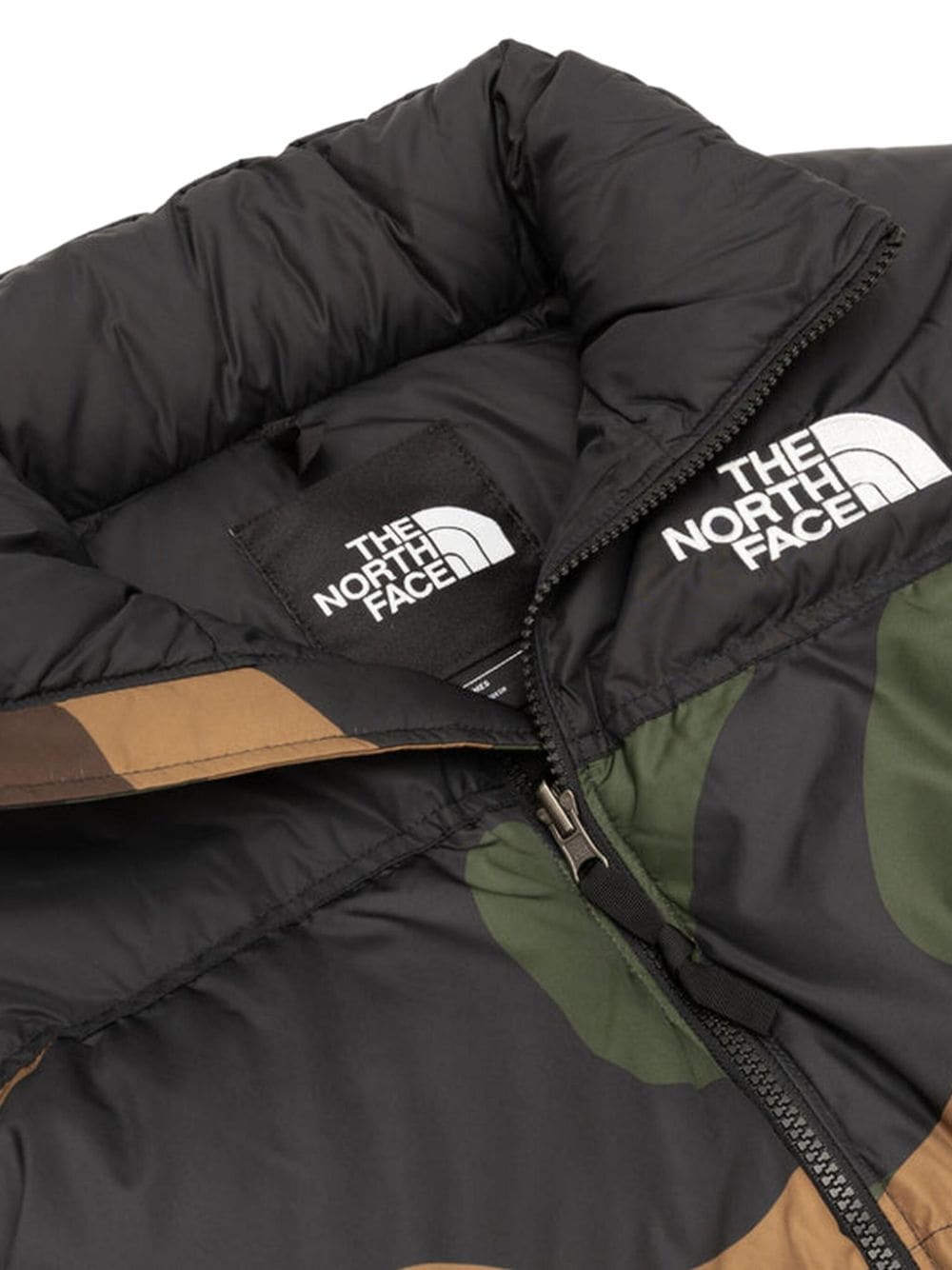 Shop The North Face Nuptse Padded Jacket In 绿色