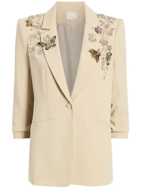 Cinq A Sept embroidered blazer 