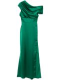 Amsale off-the-shoulder corset dress - Green