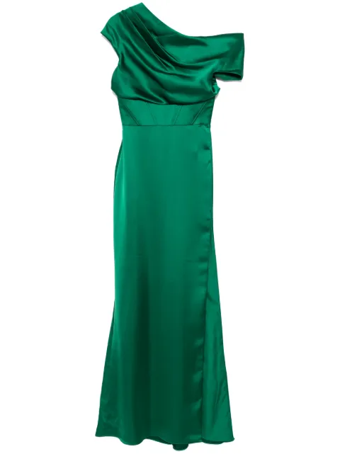 Amsale off-the-shoulder corset dress