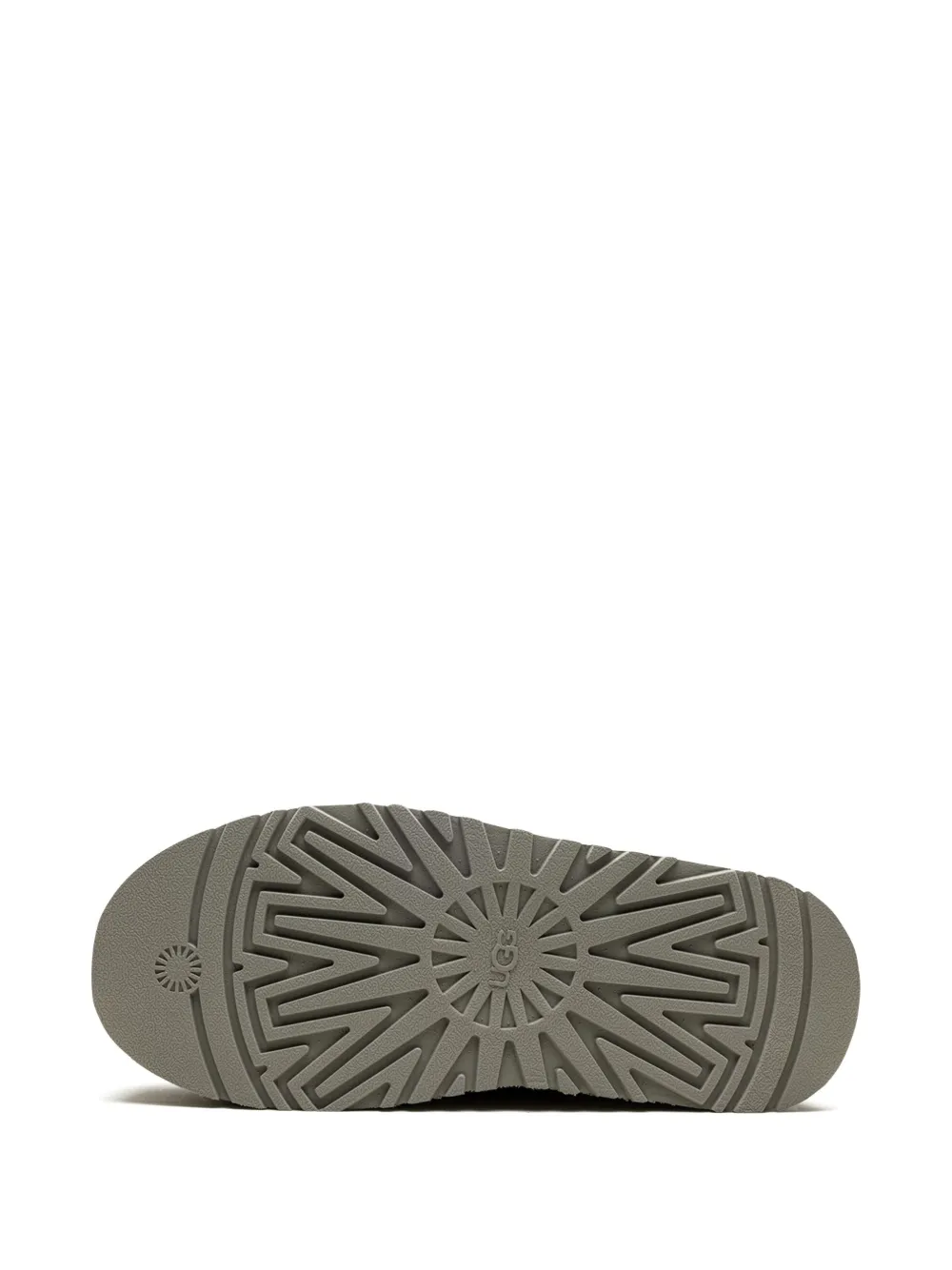 Ugg Tazz Maxi Curly "smoke Plum" Slippers In Gray