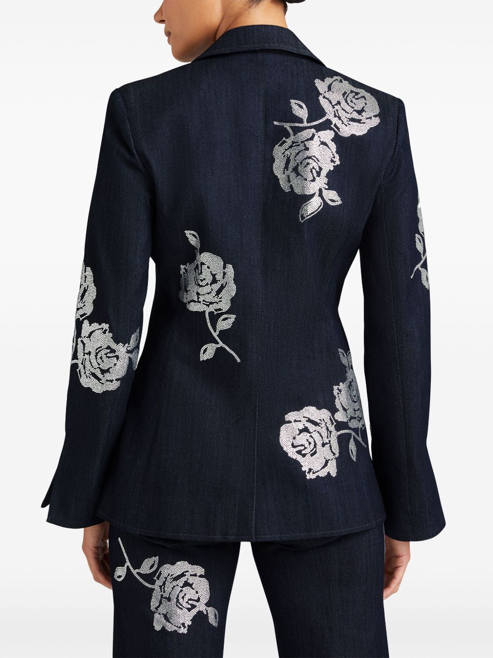 Cinq A Sept Heatset Roses Cheyenne blazer Blauw