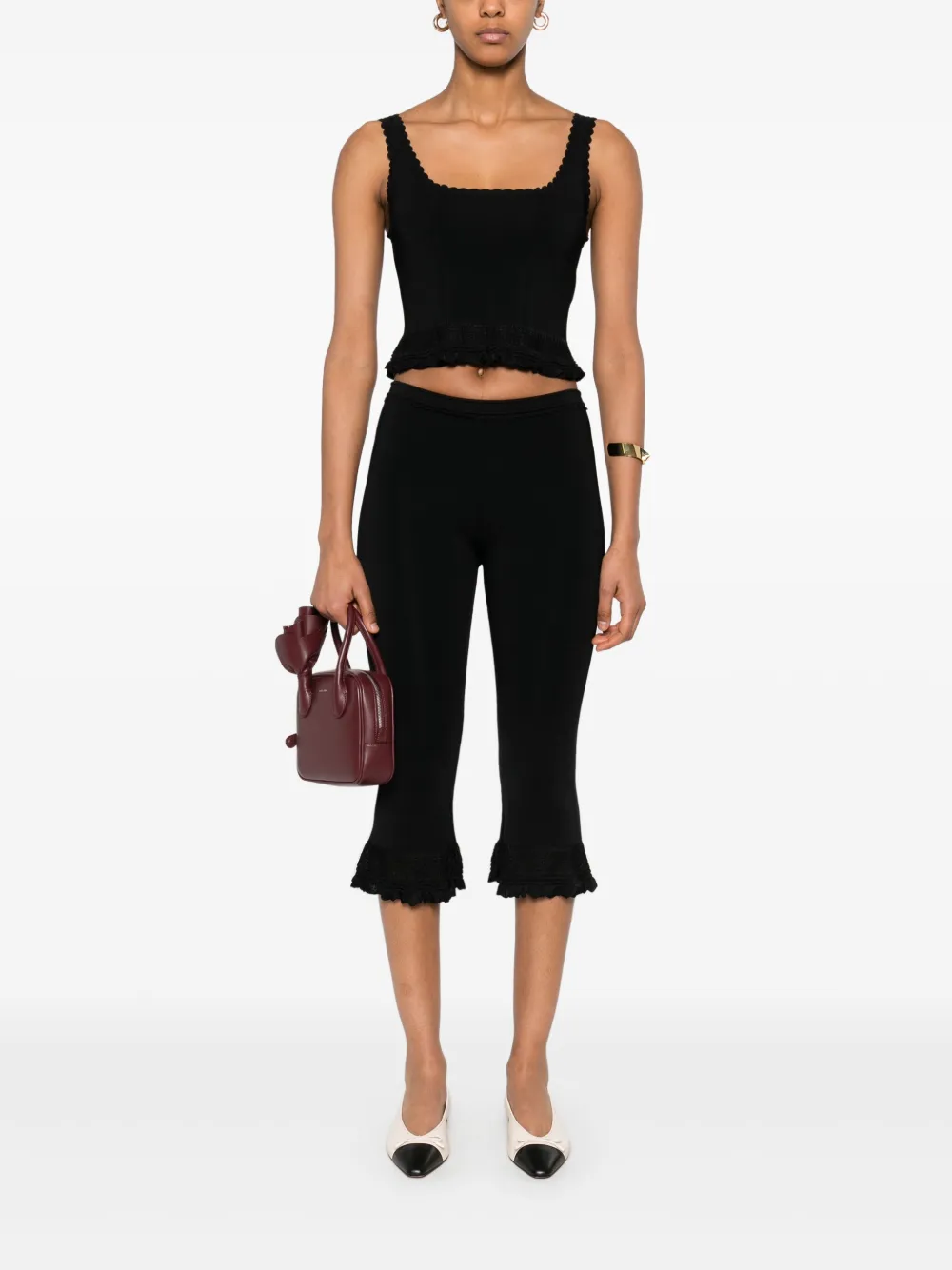 SANDRO scalloped tank top | Vests & Tank Tops | Image 2